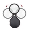 10X Small Magnifying Glass, TEOYALL 2 PCS Mini Pocket Magnifier