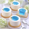 JOERSH 2Pcs Chocolate Candy Mold Silicone Round Molds for Baking