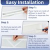 4PK 18 inch Baseboard Register Vent for 18"Duct,Baseboard Vent Cover