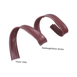 Operitacx Soundproof Door Bottom Seal Strip Brown Windproof Draft Blocker for Interior Exterior Doors Flexible Weatherproof Insulation Tape Preventing Dust Noise Energy Loss