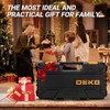 62-Piece Household Tool Set：Small Basic Home Tool Kit with Plastic