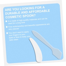 Baluue Sets Facial Mini Cosmetic Spatulas Spoons Beauty Scoops for Women Less Dirt Clean Application Pcs