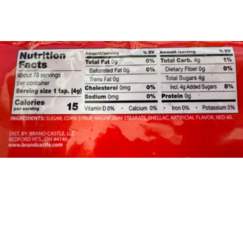 Brand Castle Candy Cane Peppermint Crunch - 2pk 10oz Bags,