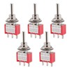 Heschen Miniature Toggle Switch MTS-103 ON-OFF-ON SPDT 3 Pin 2A