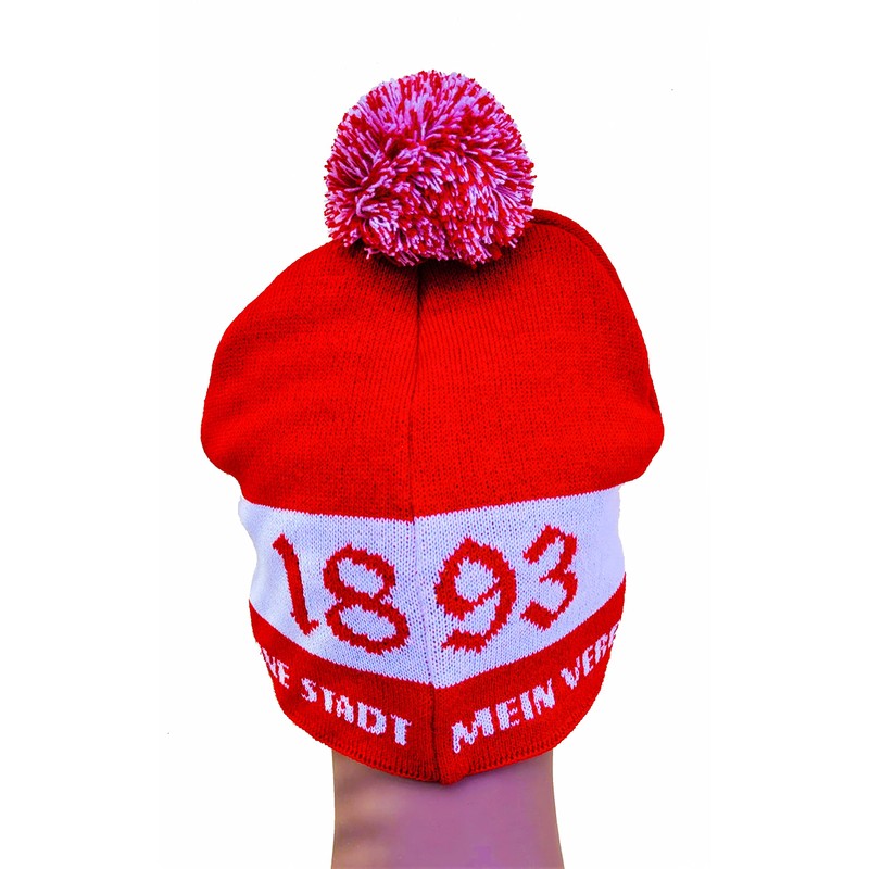 Generic Stuttgart Beanie 1893 (Meine Stadt - Mein Verein), Red,