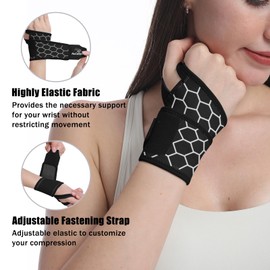 NuCamper Handgelenk Bandagen, Einstellbar Handgelenkstütze, Atmungsaktiv Wrist Wrap Handgelenk Schiene Männer Und Fraue Für Schmerzlinderung Arthritis Karpaltunnel Sehnenentzündung Verstauchung Sport