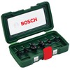 Bosch 6-Piece Tungsten Carbide Router Bit Set (for Wood, Shank
