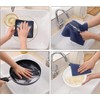 BERYART 100% Cotton Kitchen Dish Cloths, 6 Pack Waffle Weave