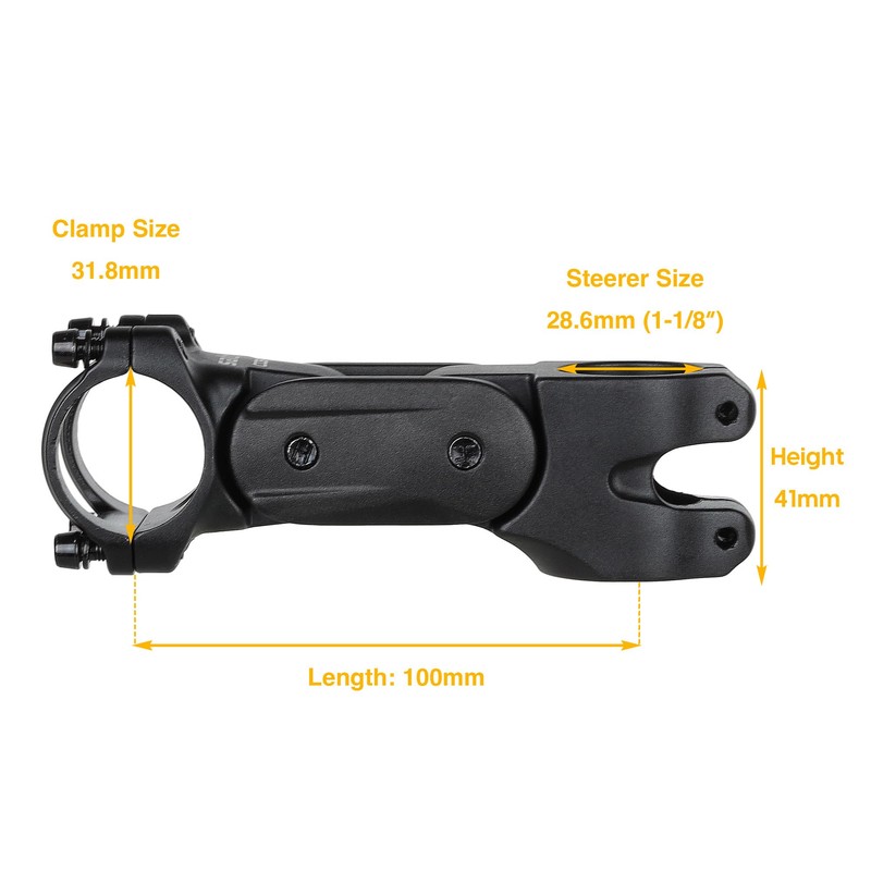 SATORI Cobra Bike Bicycle Duo Adjustable Extension Riser Stem -