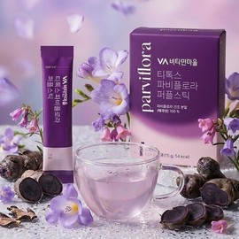 Vitamin Village 비타민마을 티톡스 파비플로라 100 퍼플스틱 15포 x 1박스 (15포) Vitamin Village T-Tox Fabiflora 100 Purple Stick 15 Packs x 1 Box (15 Packs)