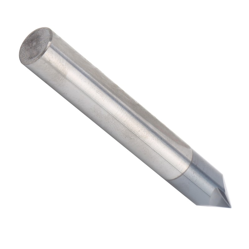 Chamfer End Mill 3 Flute 60° Milling Cutter Tungsten Steel