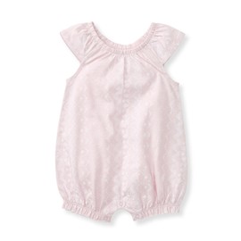 Burt's Bees Baby Girls Bubble Romper, 100% Organic Cotton One-piece Shortall and Layette Girl Outfit