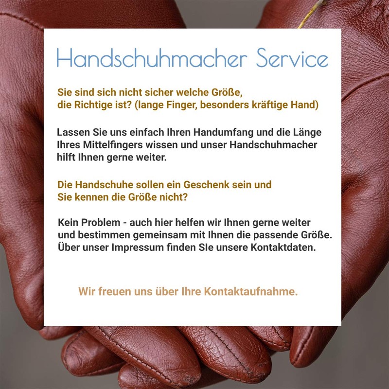 Hand Gewand by Weikert Leather Deerskin Gloves with Cashmere Lining,