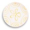 GMUNDNER KERAMIK Saucer Coffee Cup Diameter 15 cm Flamed Yellow