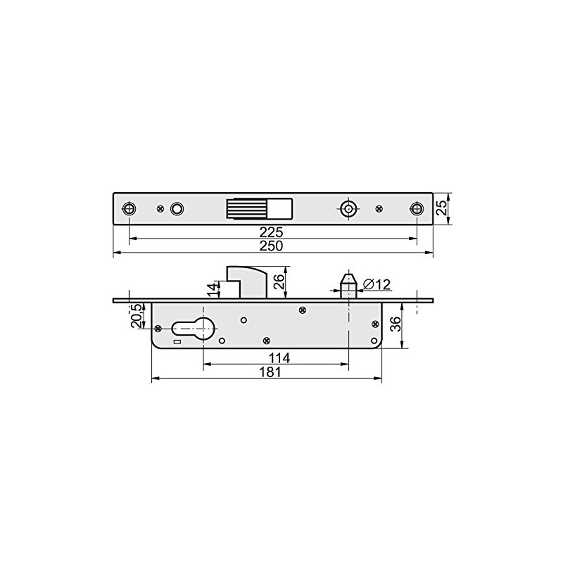 Hook Lock Mortice Lock Sliding Door Lock 40 Sliding Doors