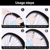 VYIBPDY Bicycle Tyre Lever, 4 Pieces Metal Tyre Levers for