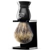 Shaving Brush with Stand - Rocky Mountain Barber Pure 100%