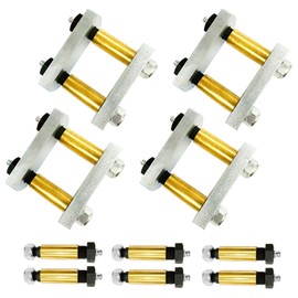 LLANNDER Heavy Duty Shackle Upgrade Kit Trailer Shackle kit 2.25" Shackles Tandem Axle Replaces UO12-016