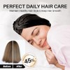 Gorro Dormir 100 Seda Morera Mujeres Hombres Cabello Rizado Fino