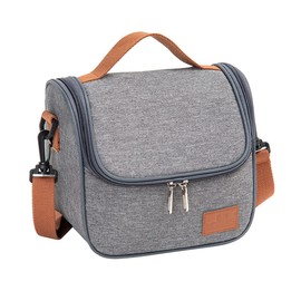 NUZAMAS Insulated Lunch Bag Leakproof Adjustable Shoulder Strap for Adults Kids Lunch Boxes Picnic Bags Food Cooler Storage Meal Prep Bento Box Tote for Office School Camping Travel Fishing Hiking