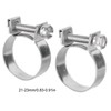 20PCS Hose Clamp Mini Stainless Steel Screw Hose Clip for