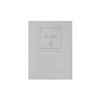 JACKALL JK Logo Peel Sticker, White, 2.2 x 2.9 inches