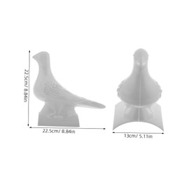 SUPVOX Roof Plastic Birds Figurines Roof Plastic Bird Statue Mini Animal Statue