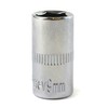 9mm 1/4" Drive Shallow Metric Socket Single Hex / 6