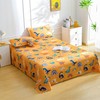 Cartoon Dinosaur Kids Sheet Set Twin Size - Orange Dinosaur
