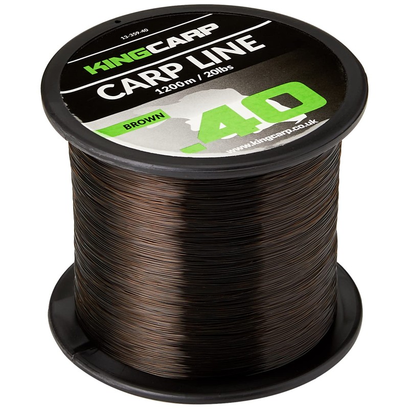 FLADEN Maxximus 10lb Carp Monofilament - Dark Brown, 1200 m