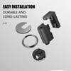 VACNEA Windproof Door Stopper, Mechanical Heavy Duty Adjustable Height Door