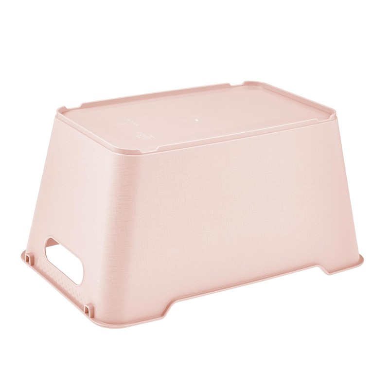 keeeper 6 Litre Textured Storage Box Lotta Nordic Pink