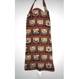 Penny's Needful Things Fat Chefs Plastic Grocery Shopping Bag Holder (2 Patterns Available) - Bistro Chefs