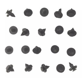 DELPA 20 pcs of = Splash Shield Bumper Fender Push Type Retainers Clips for Nissan