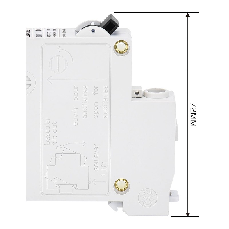 DIHOOL 60 Amp dc Circuit Breaker, 2pcs Solar Disconnect Switch