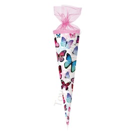 Nestler School Cone/Sugar Cone / 50 cm / Round / Butterflies