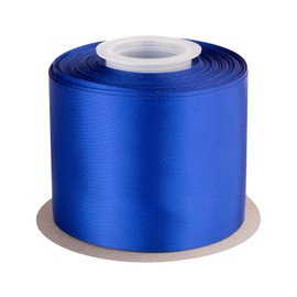 3" Inch Double Faced Satin Ribbon Cobalt Solid Polyester Craft Ribbon - 25 Yards Perfect for Gift Wrapping, Crafts, Wreath, Wedding Party Ceremony Decoration, Floral Arrangement, Sewing