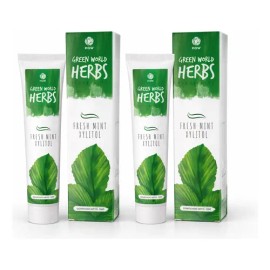 Pack 2 Crema Dental Green Herbs Hgw Sin Flúor Ni Triclosán