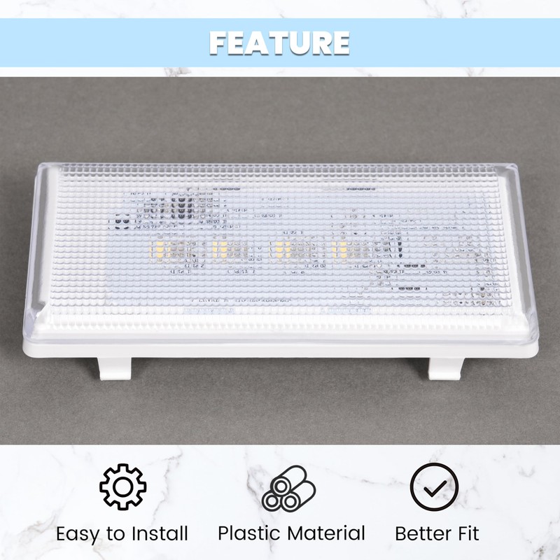 HECASA W10515058 Refrigerator LED Light Compatible with Whirlpool Refrigerator AP6022534