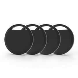 Air Tracker Tags 4 Pack Smart Tag Bluetooth Trackers Work with Apple Find My (iOS Only), Lightweight Tag Prevent Loss of Luggage Wallets Keys Bags,Replaceable Battery,IP67 Waterproof