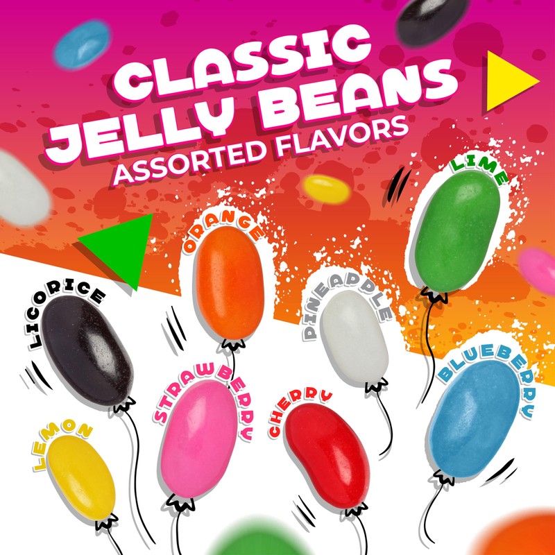Classic Jelly Beans Candy | 2 Pound Bag | Assorted
