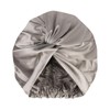SILKTALE Pure Mulberry Silk Sleep Cap Turban for Women Double