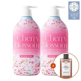 Happy Bath [Exclusive Price] Blossom Body Wash 900g 2 Packs (+ Additional Gift)