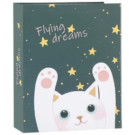 Life'bea 200 Pockets Photo Album Book for Fuji Instax Mini 7 8 9 11 25 40 70 90 Liplay Link Evo Instant Film, Credit Card Size Photo Storage (3-inch, Flying Dreams)