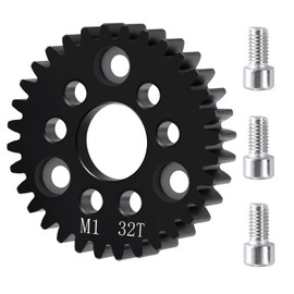 LSG RC M1 31T 32T 33T 35T 38T 39T Spur Gear Carbon Steel Hardened Steel Upgrades Main Gear Suitable for HPI Tra-xxas Arrma RC Car (32T)