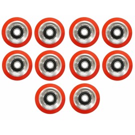 10 x HAVY Duty Orange Dryer Support Drum Roller Bearing for HUEBSCH/SQ/IPSO - 70568201, 70298701P