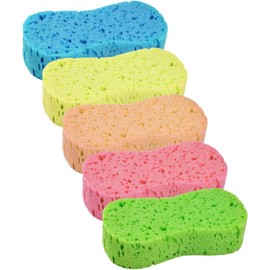 Ipetboom Esponjas para Lavado De Auto 5 Piezas DiseO Hueso Esponjas Porosas Grandes para Limpieza Exterior Interior Reutilizables Y Absorbentes para Cuidado De Coches