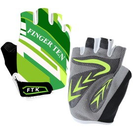 Cycling Gloves, Fingerless, Children, Bicycle, Road Bike, Gloves, 3D, Three-Dimensional, Shock-Absorbing Padding, Wear-Resistant, Elastic, Breathable, Quick-Drying, Anti-Slip, For Juniors, Kids