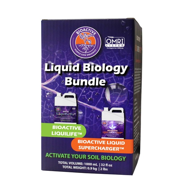 Purple Cow Organics Liquid Biology Bundle Concentrate - Indoor/Outdoor, Plant