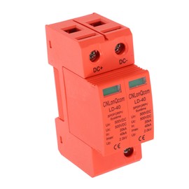 SUPVOX Dc Surge Protector Device for Solar Systems Durable Easy Installation Reliable Overvoltage Protection for Photovoltaic Applications Configuration for Residential and Commercial Use